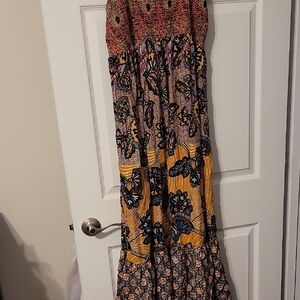 Anthropologie Multicolor Maxi Dress